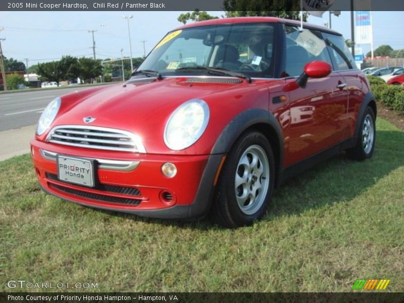 Chili Red / Panther Black 2005 Mini Cooper Hardtop