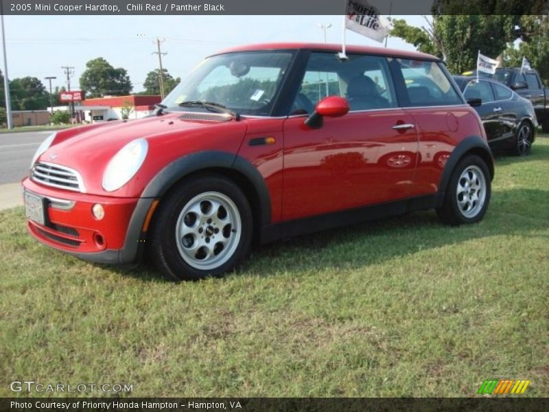 Chili Red / Panther Black 2005 Mini Cooper Hardtop