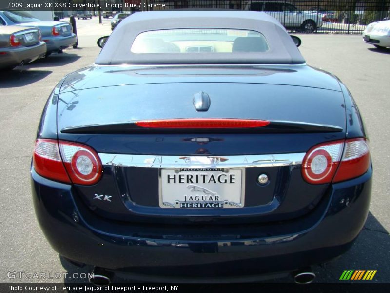 Indigo Blue / Caramel 2009 Jaguar XK XK8 Convertible