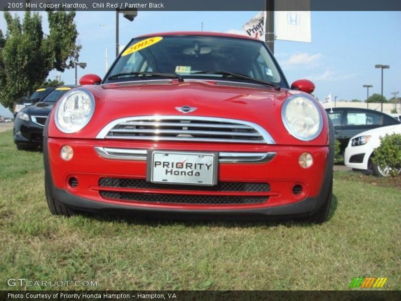 Chili Red / Panther Black 2005 Mini Cooper Hardtop