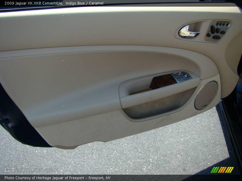 Indigo Blue / Caramel 2009 Jaguar XK XK8 Convertible