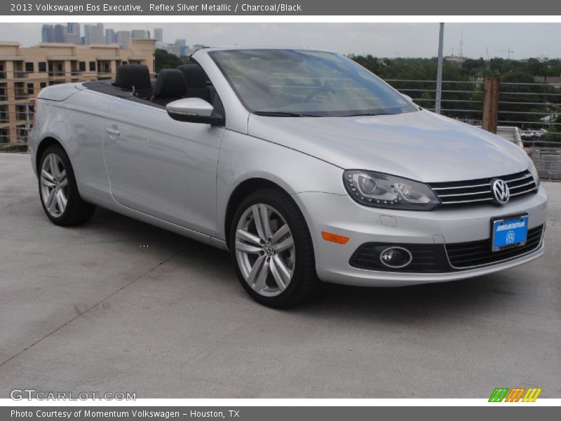 Reflex Silver Metallic / Charcoal/Black 2013 Volkswagen Eos Executive