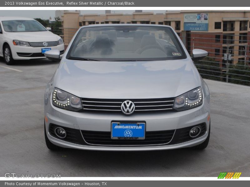 Reflex Silver Metallic / Charcoal/Black 2013 Volkswagen Eos Executive