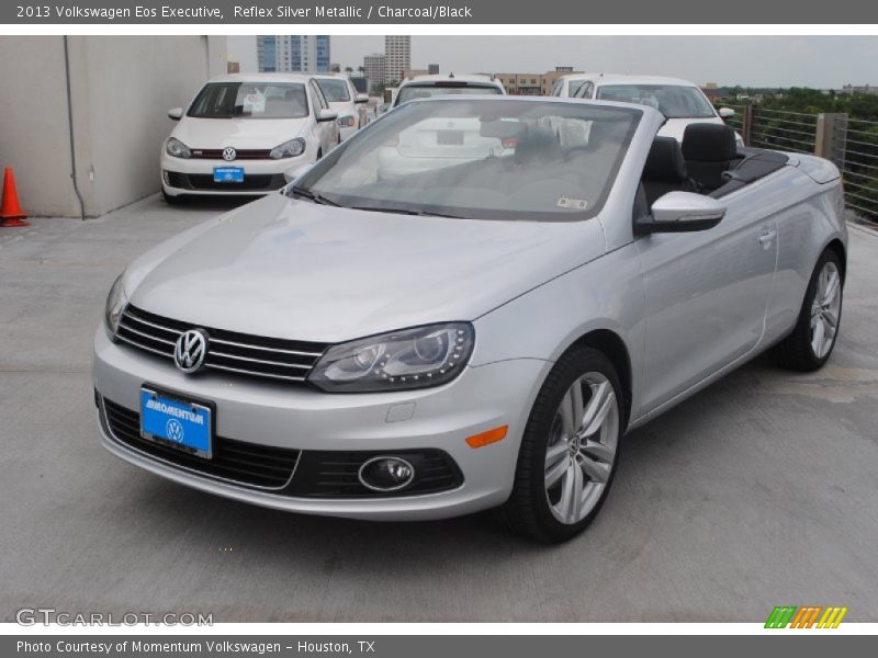 Reflex Silver Metallic / Charcoal/Black 2013 Volkswagen Eos Executive
