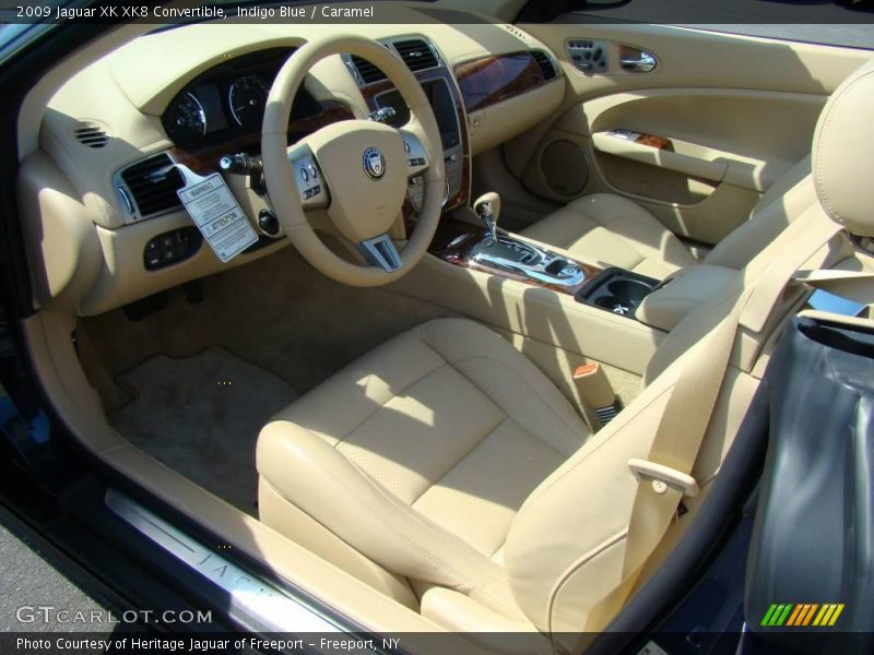 Indigo Blue / Caramel 2009 Jaguar XK XK8 Convertible