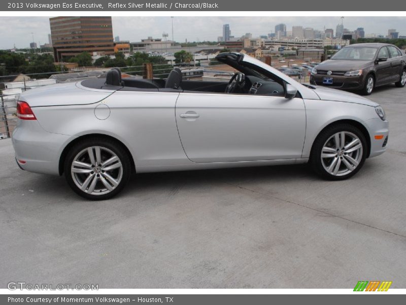 Reflex Silver Metallic / Charcoal/Black 2013 Volkswagen Eos Executive