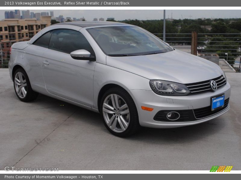 Reflex Silver Metallic / Charcoal/Black 2013 Volkswagen Eos Executive