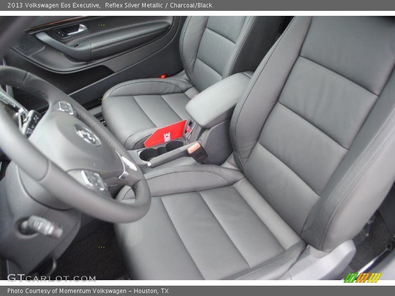 Reflex Silver Metallic / Charcoal/Black 2013 Volkswagen Eos Executive