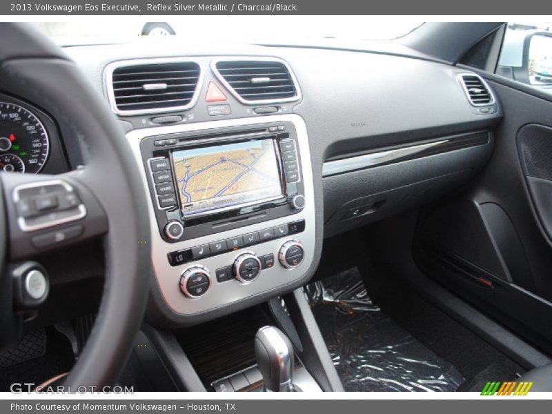 Reflex Silver Metallic / Charcoal/Black 2013 Volkswagen Eos Executive