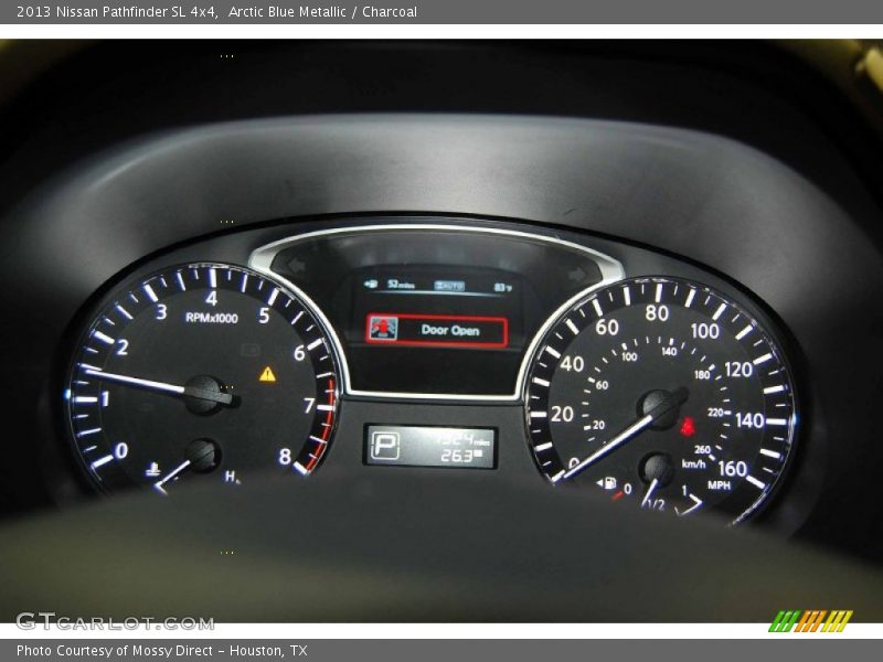 Arctic Blue Metallic / Charcoal 2013 Nissan Pathfinder SL 4x4