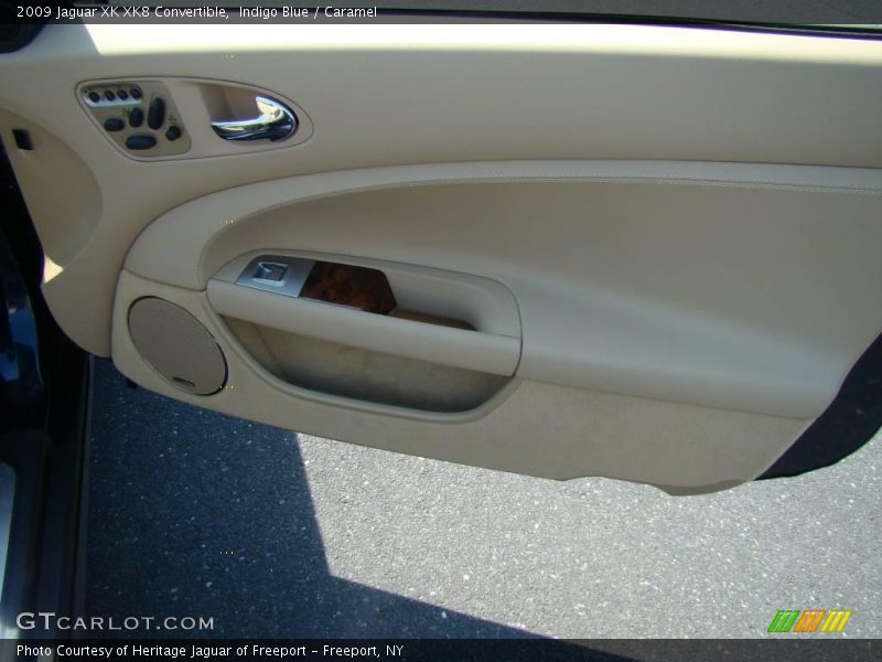 Indigo Blue / Caramel 2009 Jaguar XK XK8 Convertible