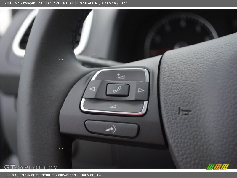 Reflex Silver Metallic / Charcoal/Black 2013 Volkswagen Eos Executive