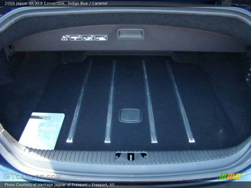 Indigo Blue / Caramel 2009 Jaguar XK XK8 Convertible