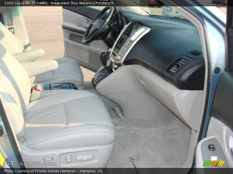 Breakwater Blue Metallic / Parchment 2009 Lexus RX 350 AWD