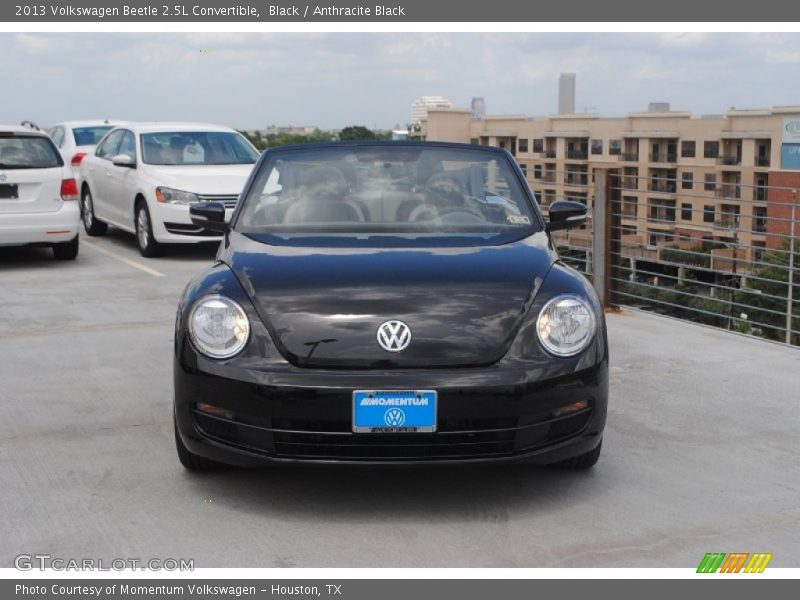 Black / Anthracite Black 2013 Volkswagen Beetle 2.5L Convertible