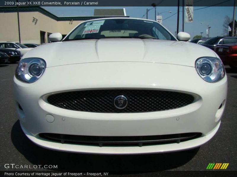 Porcelain / Caramel 2009 Jaguar XK XK8 Convertible