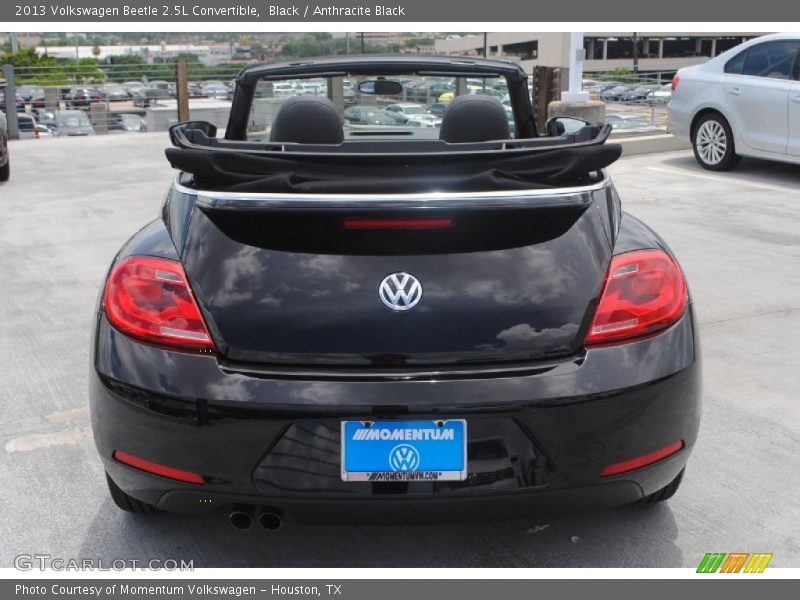 Black / Anthracite Black 2013 Volkswagen Beetle 2.5L Convertible