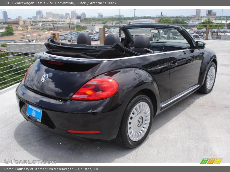 Black / Anthracite Black 2013 Volkswagen Beetle 2.5L Convertible