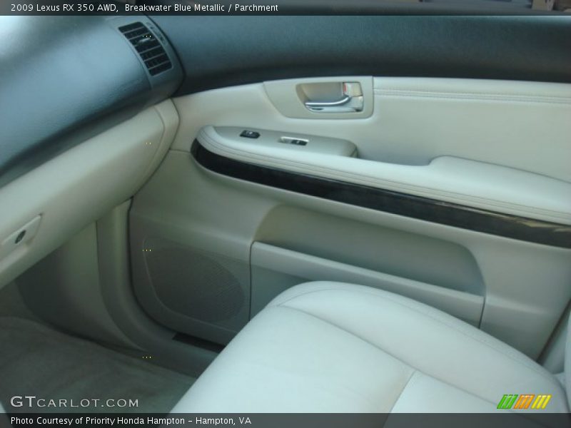 Breakwater Blue Metallic / Parchment 2009 Lexus RX 350 AWD