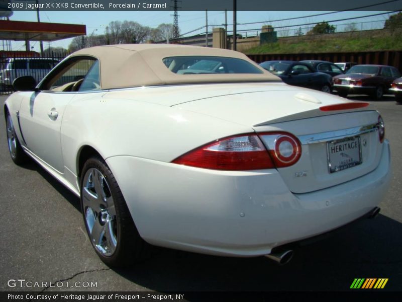 Porcelain / Caramel 2009 Jaguar XK XK8 Convertible