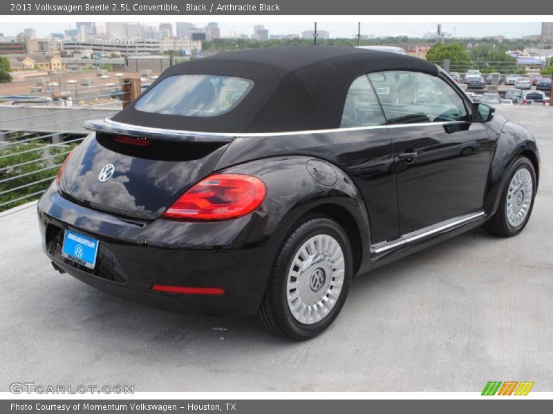 Black / Anthracite Black 2013 Volkswagen Beetle 2.5L Convertible