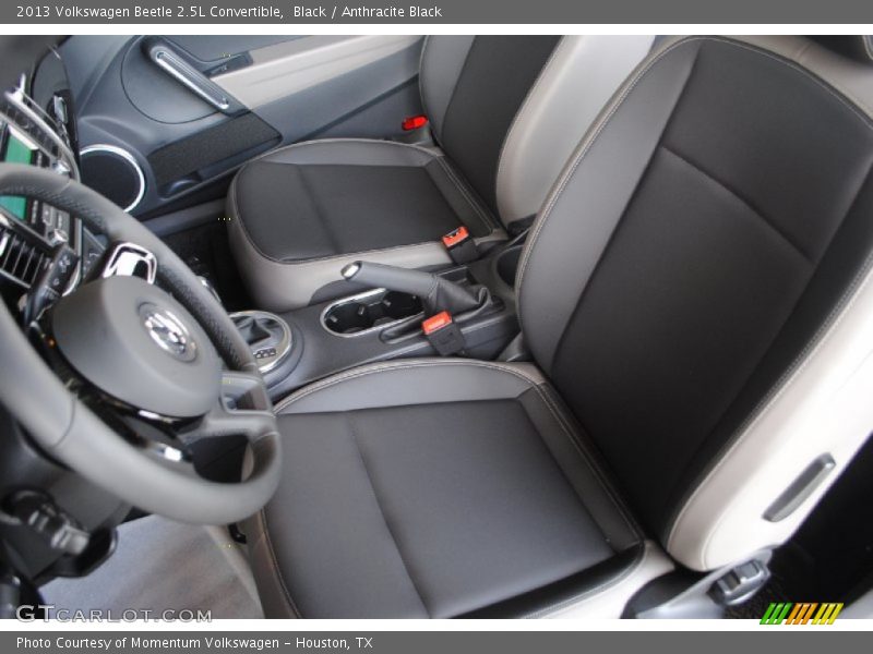 Black / Anthracite Black 2013 Volkswagen Beetle 2.5L Convertible