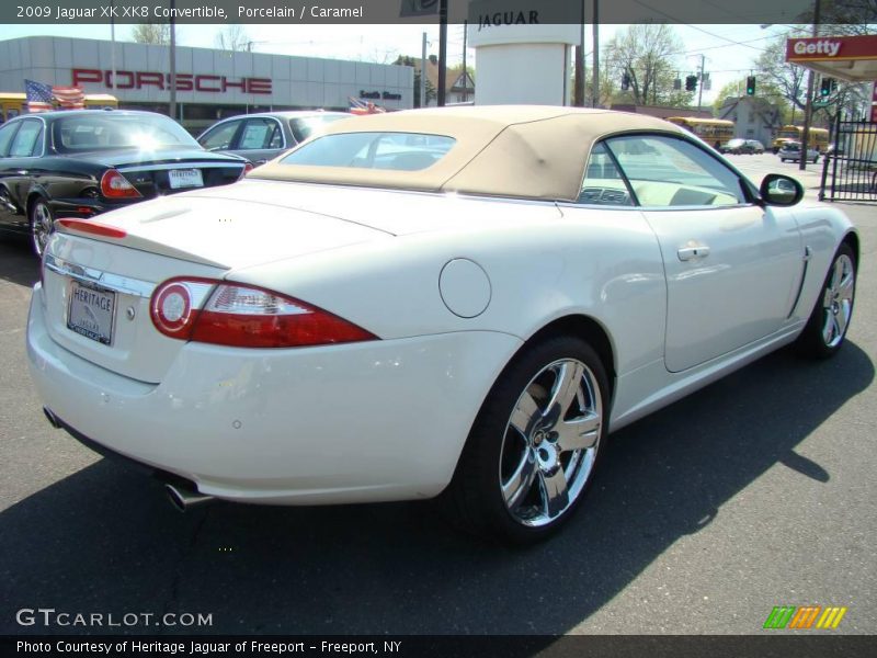 Porcelain / Caramel 2009 Jaguar XK XK8 Convertible
