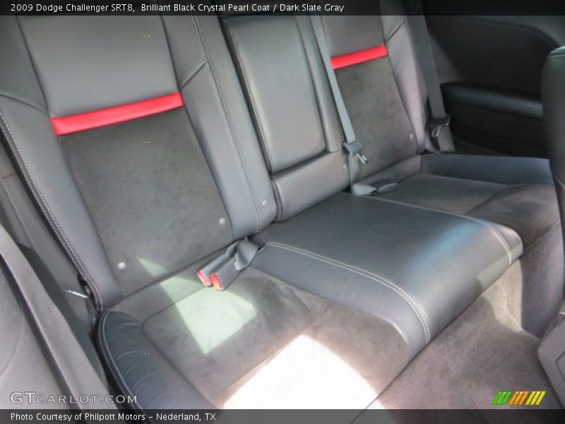 Brilliant Black Crystal Pearl Coat / Dark Slate Gray 2009 Dodge Challenger SRT8