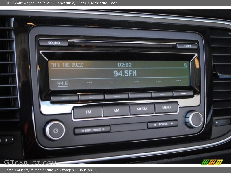 Black / Anthracite Black 2013 Volkswagen Beetle 2.5L Convertible