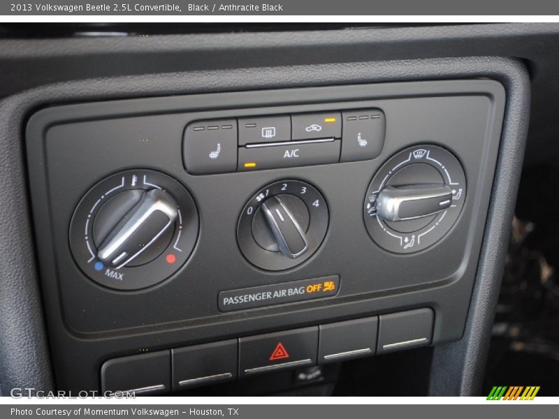 Black / Anthracite Black 2013 Volkswagen Beetle 2.5L Convertible