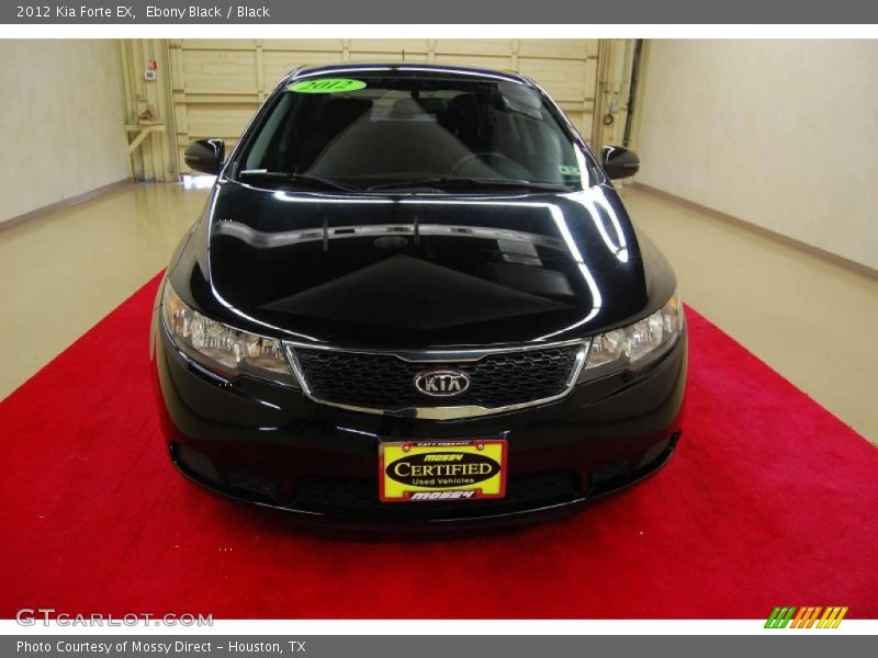 Ebony Black / Black 2012 Kia Forte EX