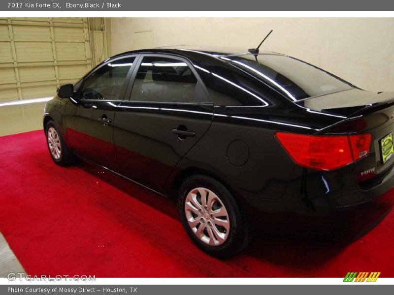 Ebony Black / Black 2012 Kia Forte EX