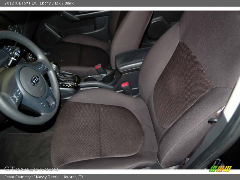 Ebony Black / Black 2012 Kia Forte EX