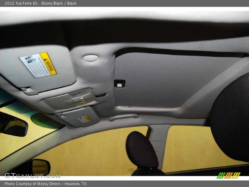 Ebony Black / Black 2012 Kia Forte EX