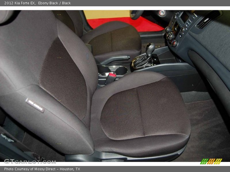 Ebony Black / Black 2012 Kia Forte EX