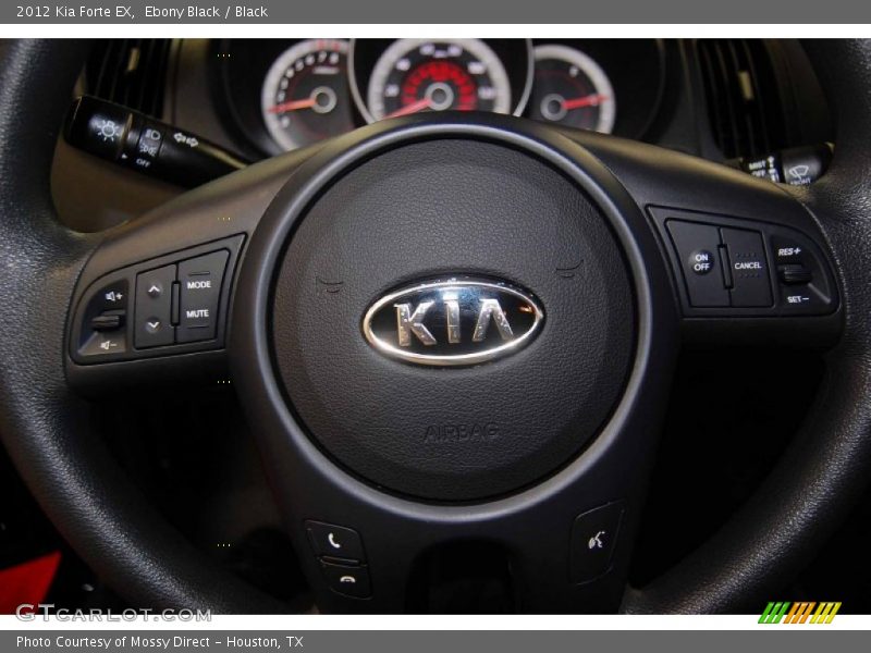 Ebony Black / Black 2012 Kia Forte EX