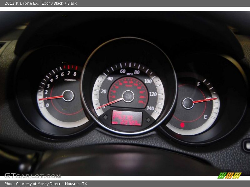 Ebony Black / Black 2012 Kia Forte EX