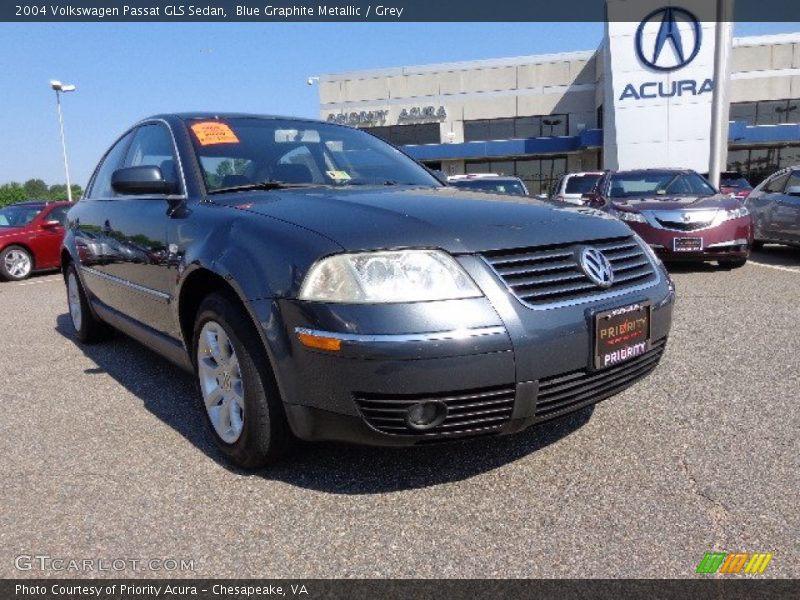 Blue Graphite Metallic / Grey 2004 Volkswagen Passat GLS Sedan