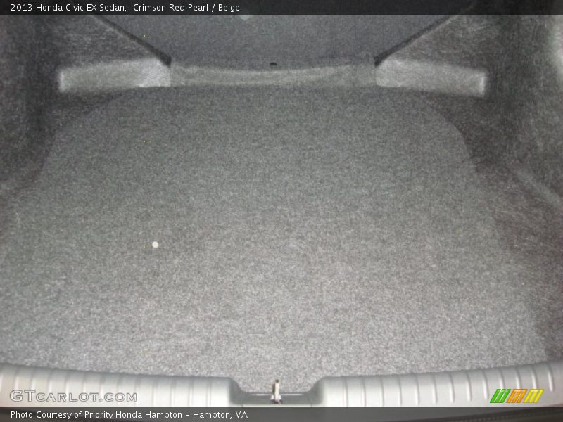 Crimson Red Pearl / Beige 2013 Honda Civic EX Sedan