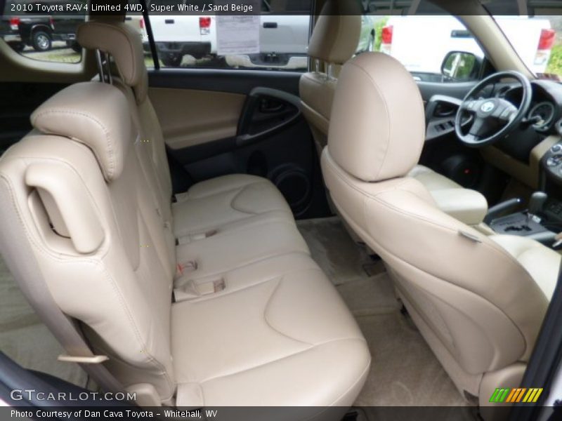 Super White / Sand Beige 2010 Toyota RAV4 Limited 4WD