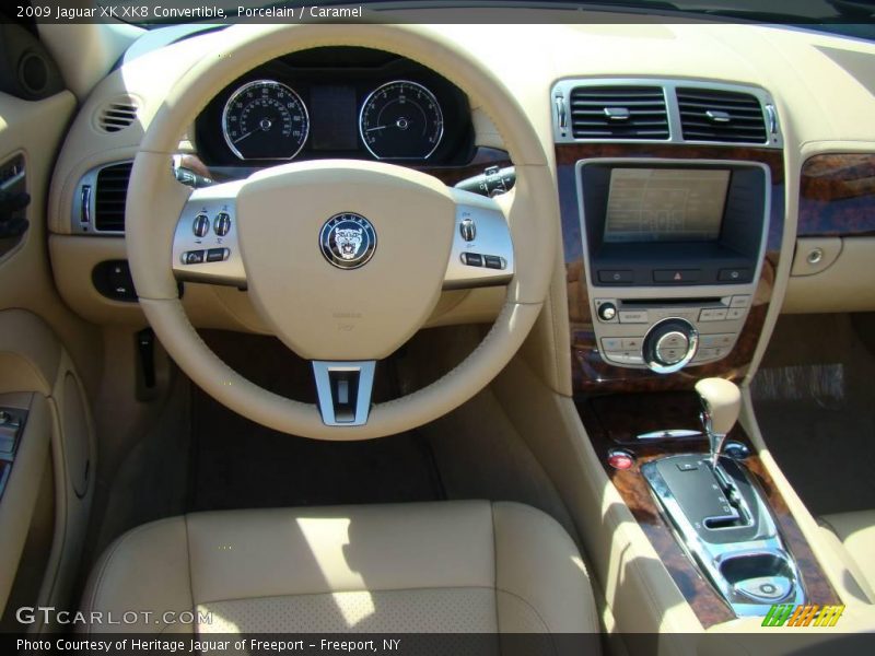 Porcelain / Caramel 2009 Jaguar XK XK8 Convertible