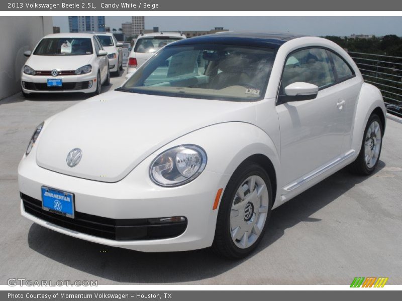 Candy White / Beige 2013 Volkswagen Beetle 2.5L