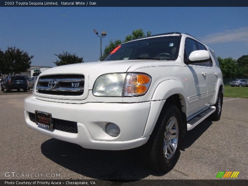 Natural White / Oak 2003 Toyota Sequoia Limited
