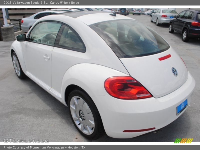 Candy White / Beige 2013 Volkswagen Beetle 2.5L