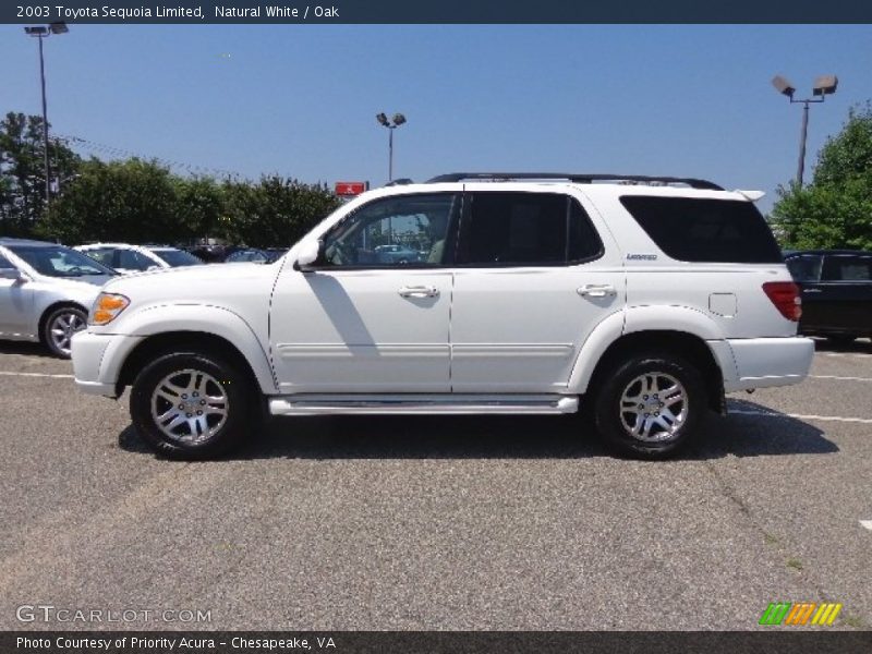 Natural White / Oak 2003 Toyota Sequoia Limited