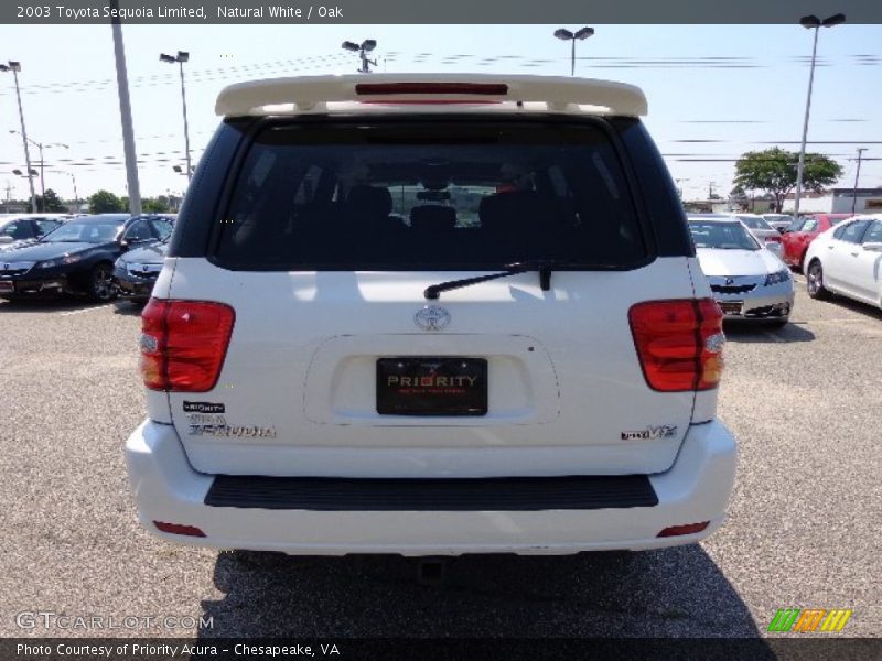 Natural White / Oak 2003 Toyota Sequoia Limited