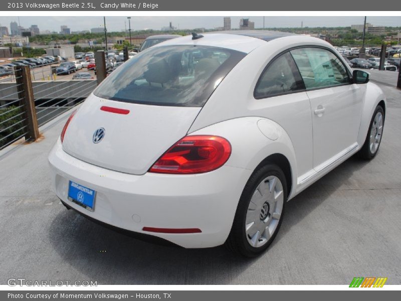 Candy White / Beige 2013 Volkswagen Beetle 2.5L