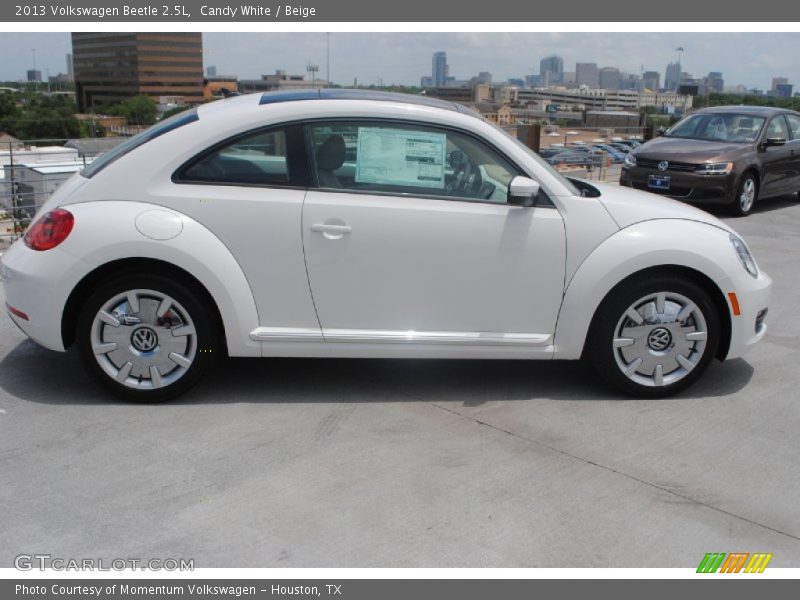 Candy White / Beige 2013 Volkswagen Beetle 2.5L