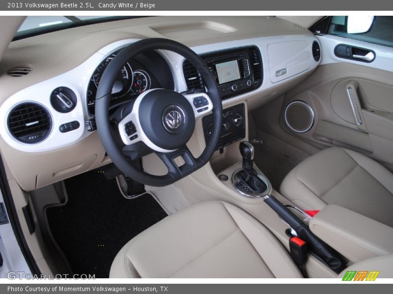 Beige Interior - 2013 Beetle 2.5L 