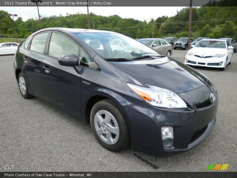 Winter Gray Metallic / Misty Gray 2011 Toyota Prius Hybrid II
